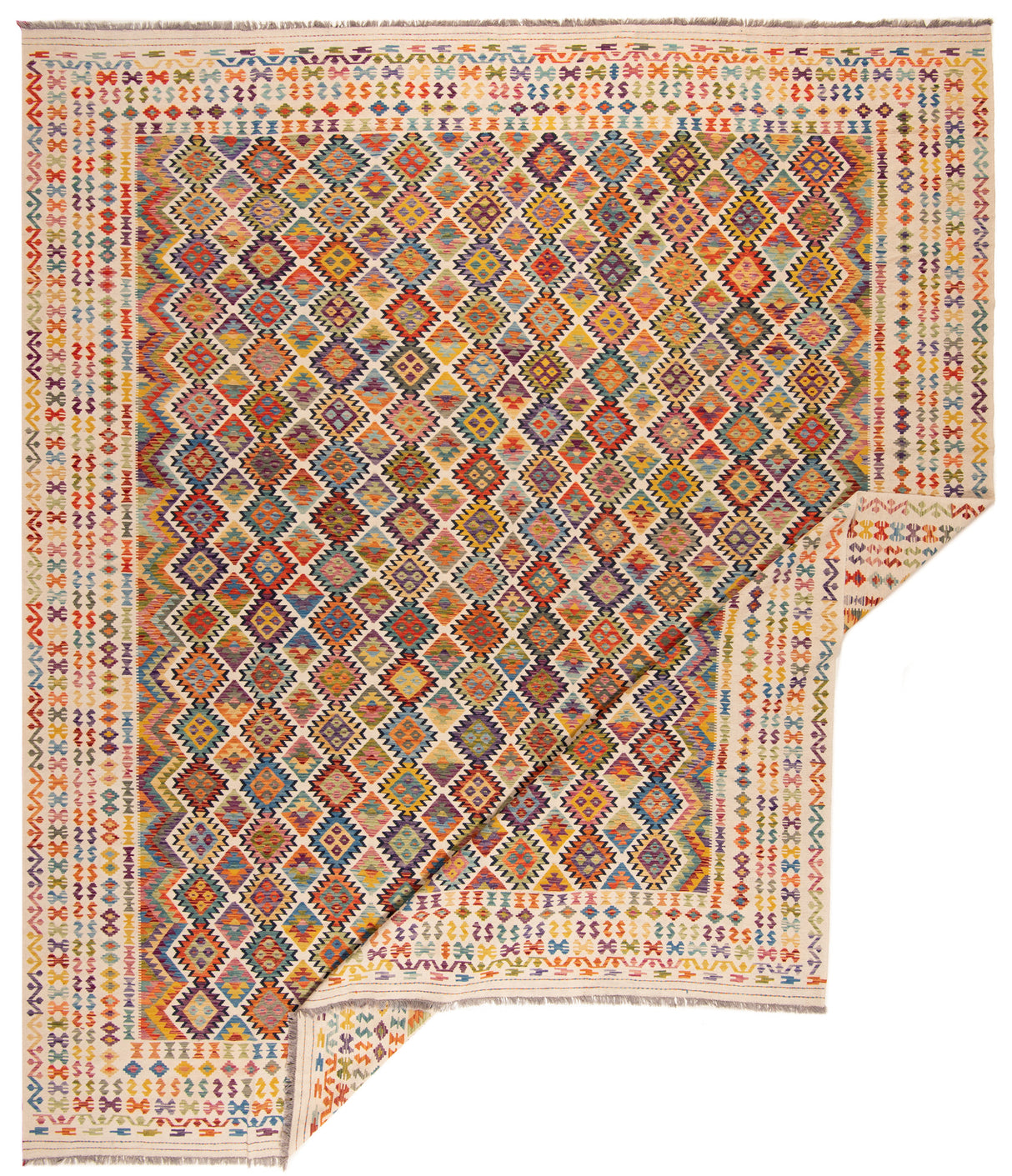 Kilim afgano | 487 x 415 cm