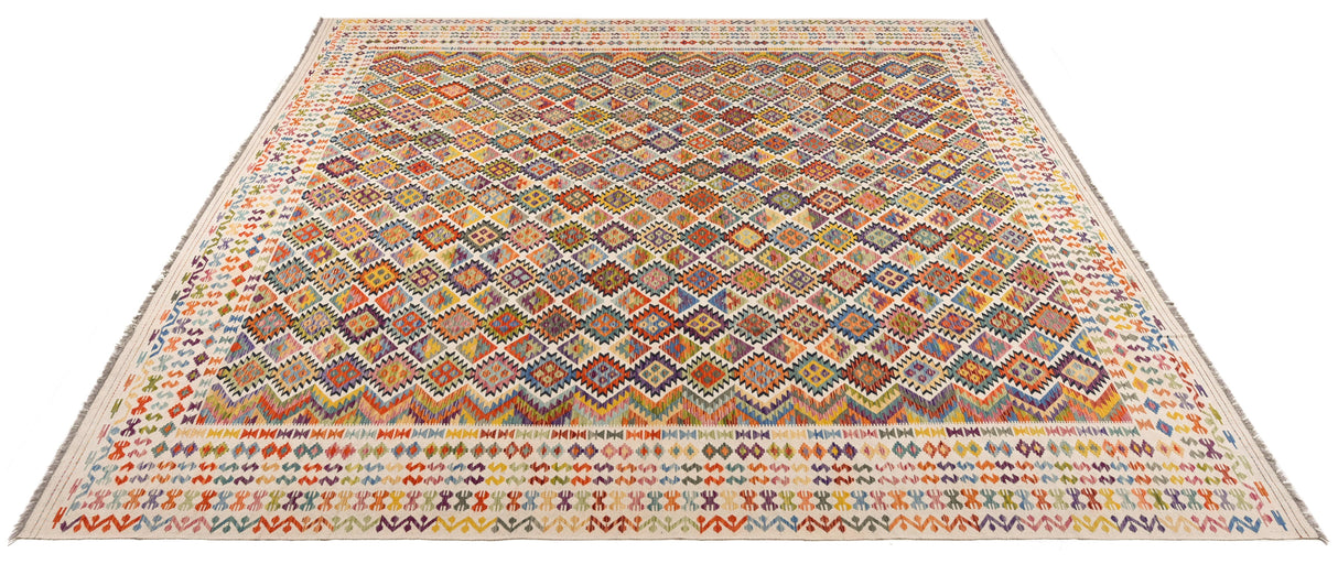 Kilim afgano | 487 x 415 cm