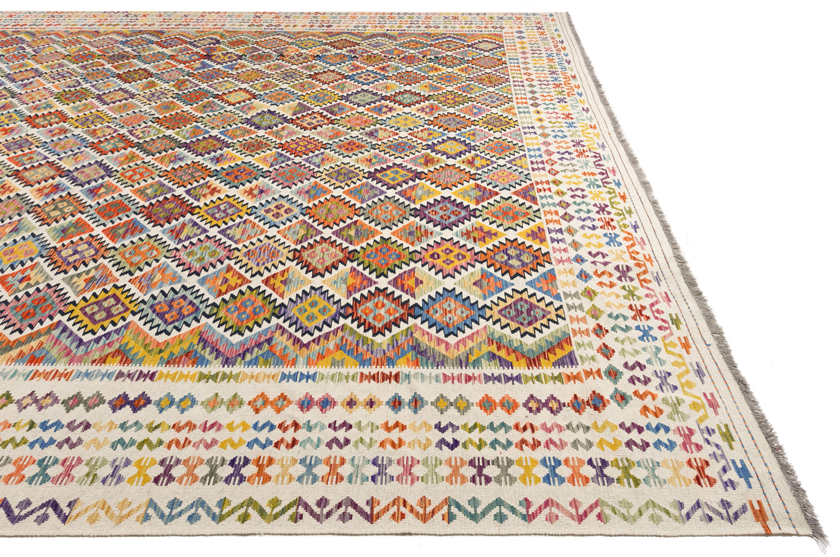 Kilim afgano | 487 x 415 cm