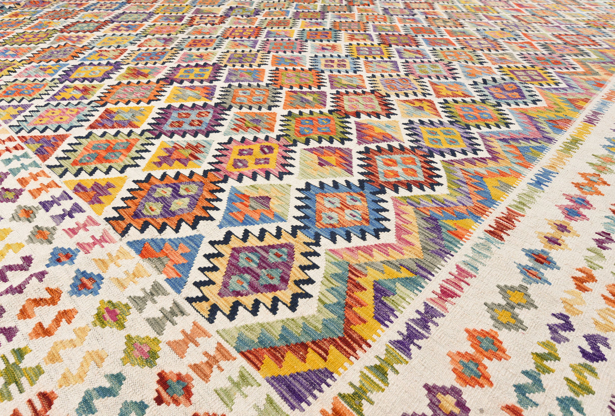 Kilim afgano | 487 x 415 cm