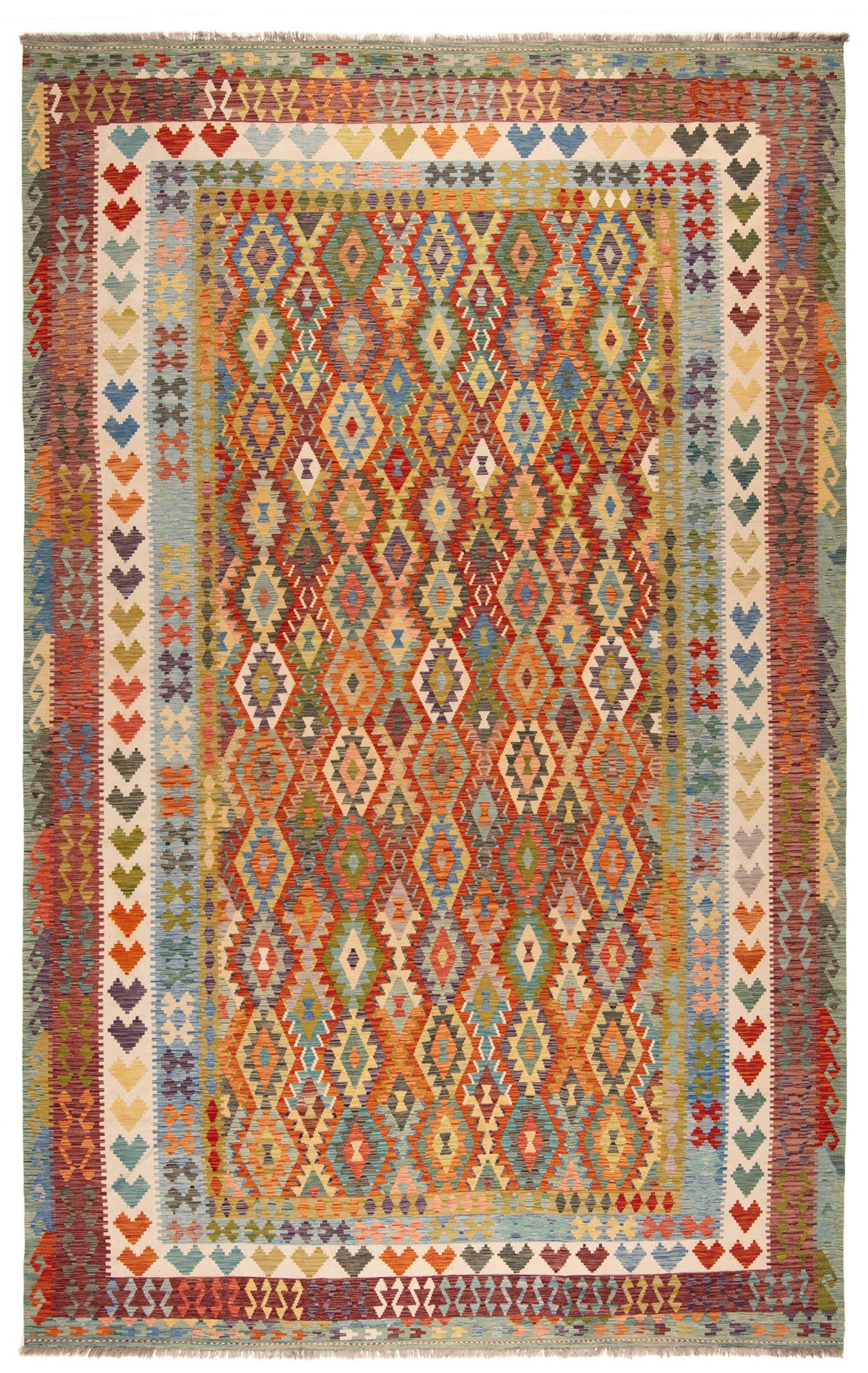 Kilim afgano | 494 x 310 cm