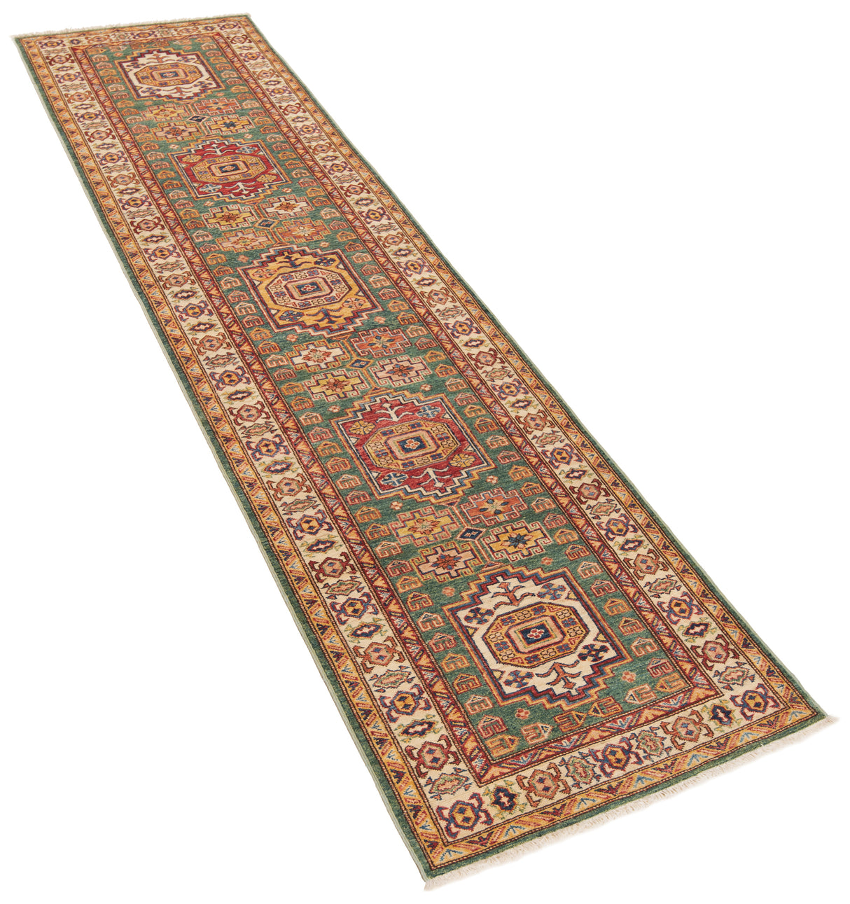 Alfombra Kazak | 306 x 79 cm