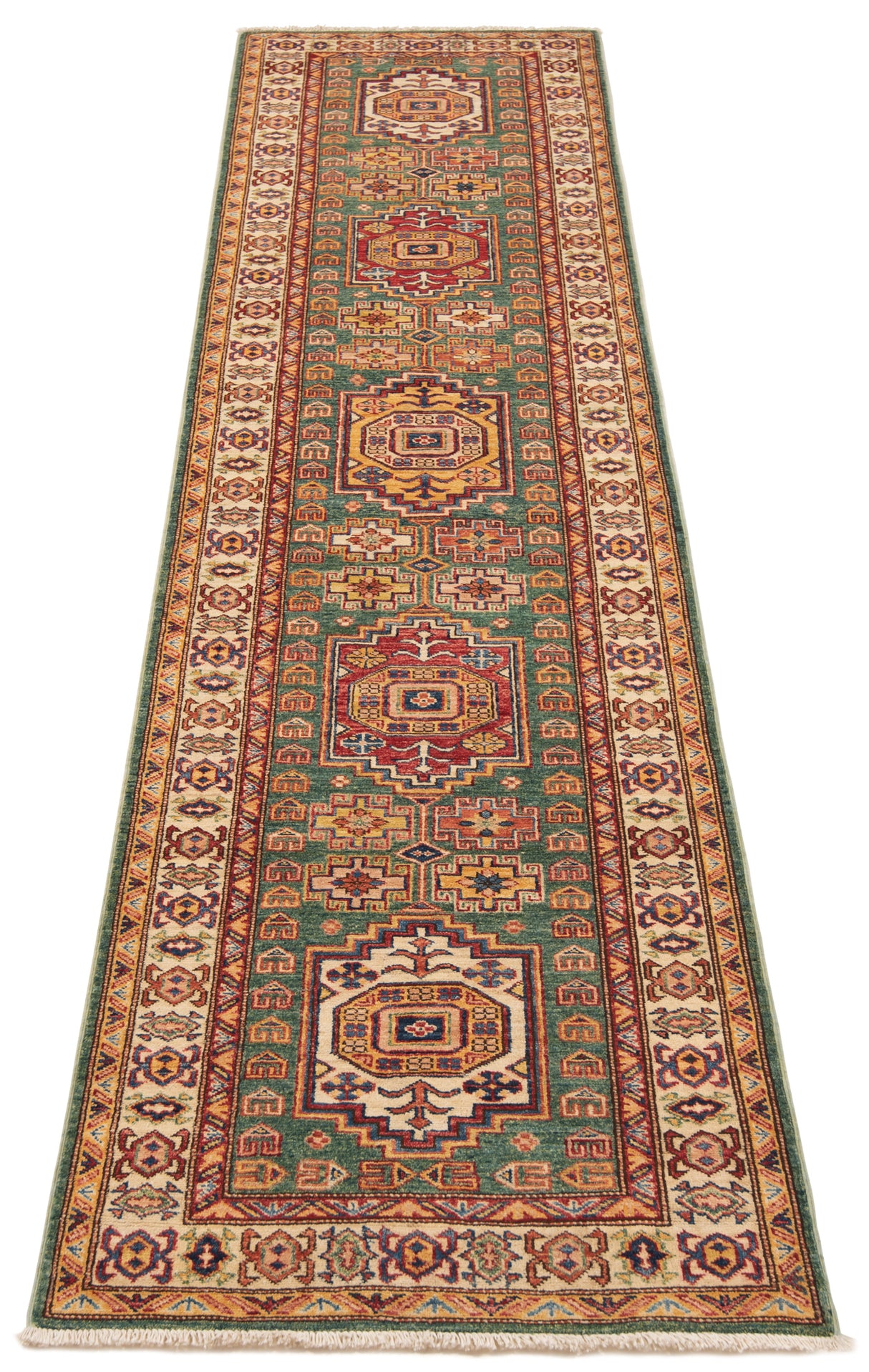 Alfombra Kazak | 306 x 79 cm