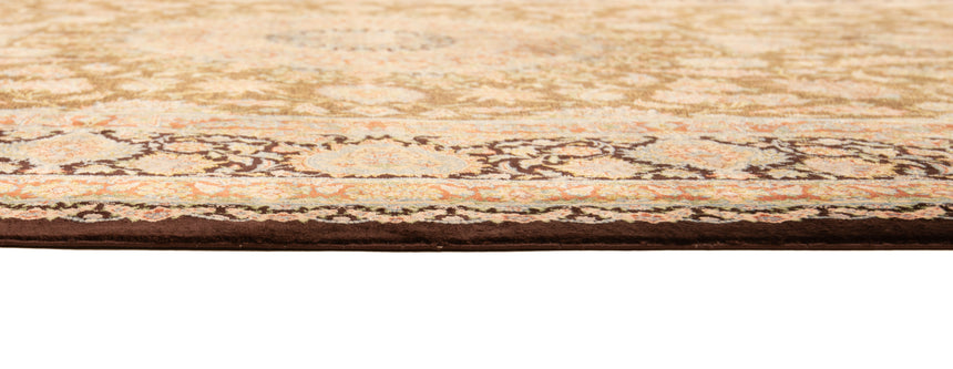 Alfombra persa Samadi de seda Qom | 201 x 132 cm