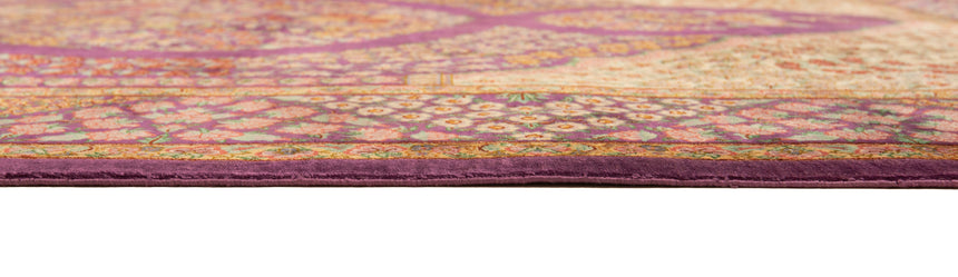 Alfombra persa Qom Kermani de seda | 200 x 127 cm