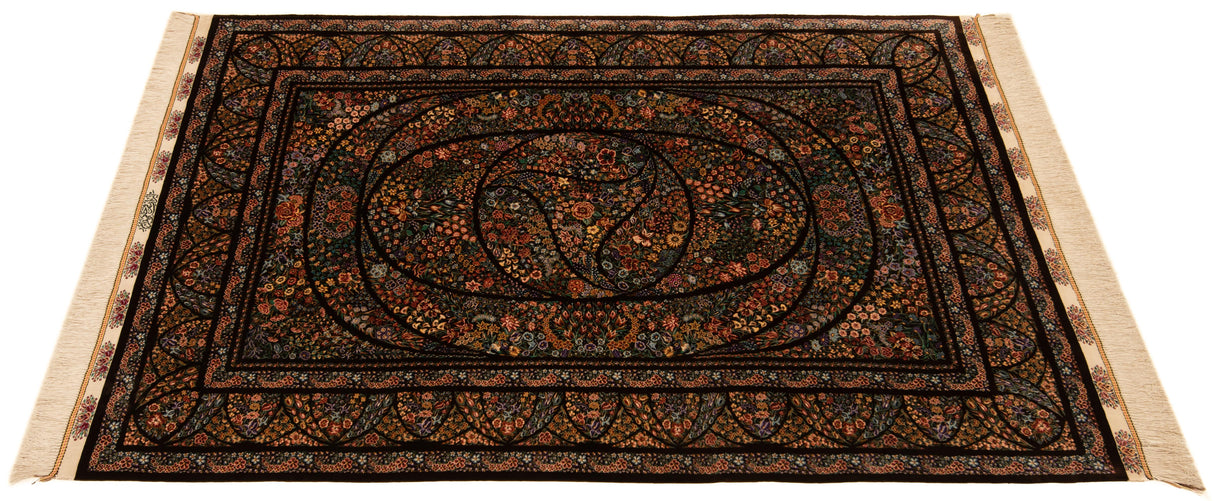 Alfombra persa Qom Silk Hekmimaram | 201 x 137 cm