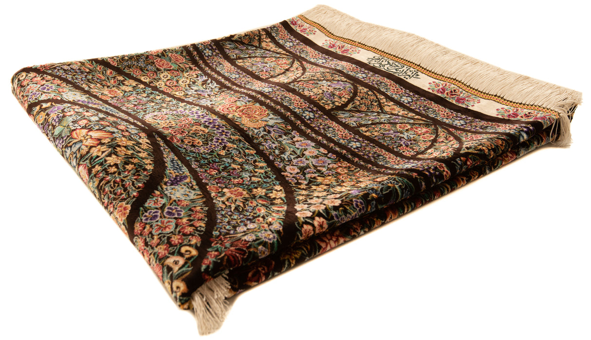 Alfombra persa Qom Silk Hekmimaram | 201 x 137 cm