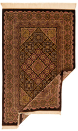 Alfombra persa Qom Silk Erami | 206 x 134 cm