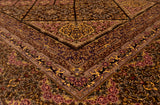 Alfombra persa Qom Silk Erami | 206 x 134 cm