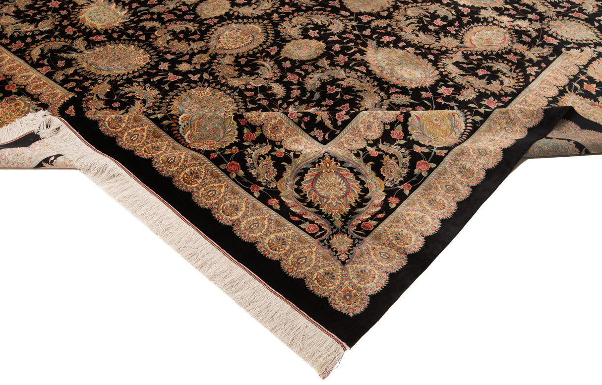 Alfombra persa Qom Silk Bigham | 418 x 298 cm