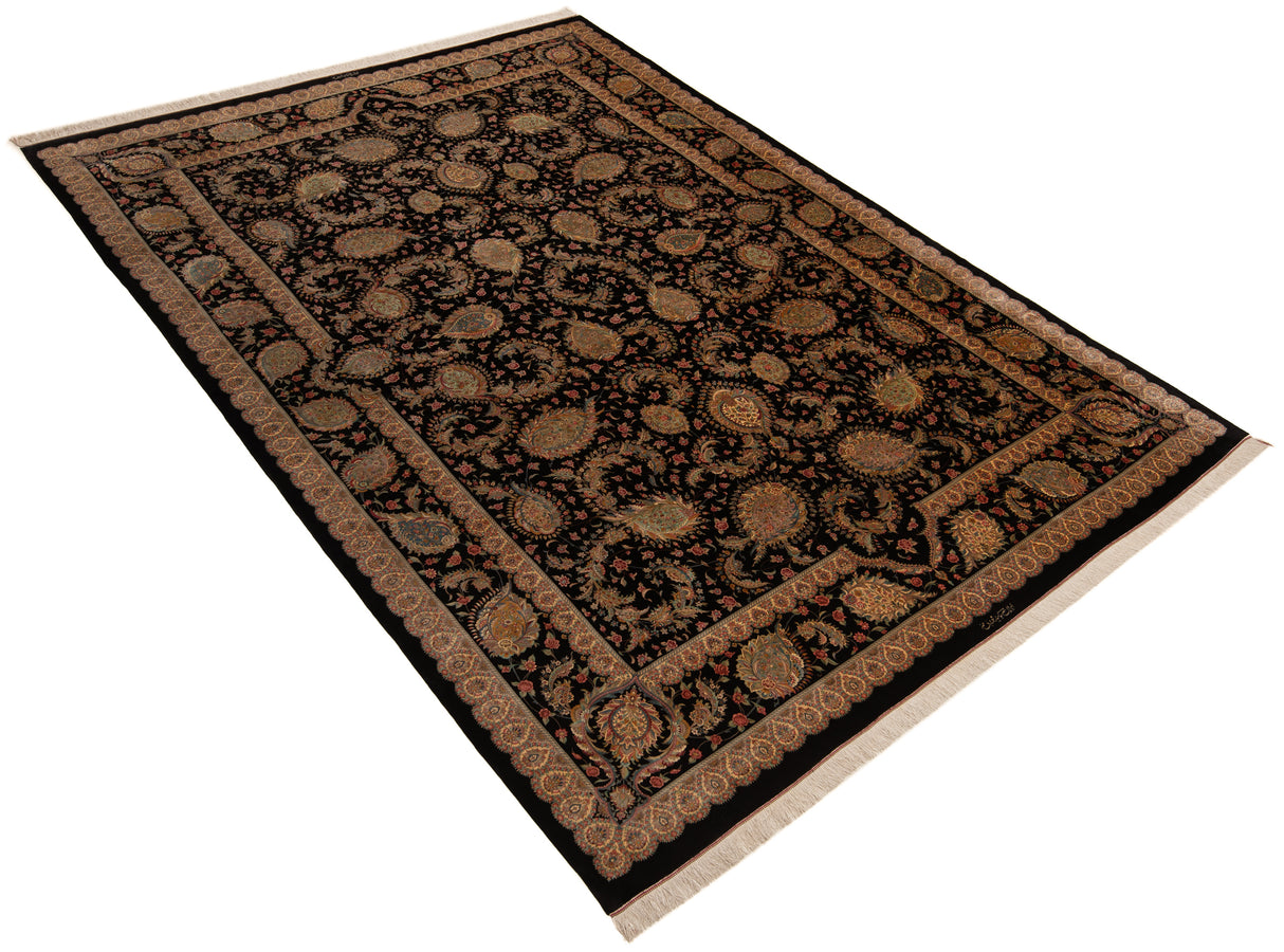 Alfombra persa Qom Silk Bigham | 418 x 298 cm