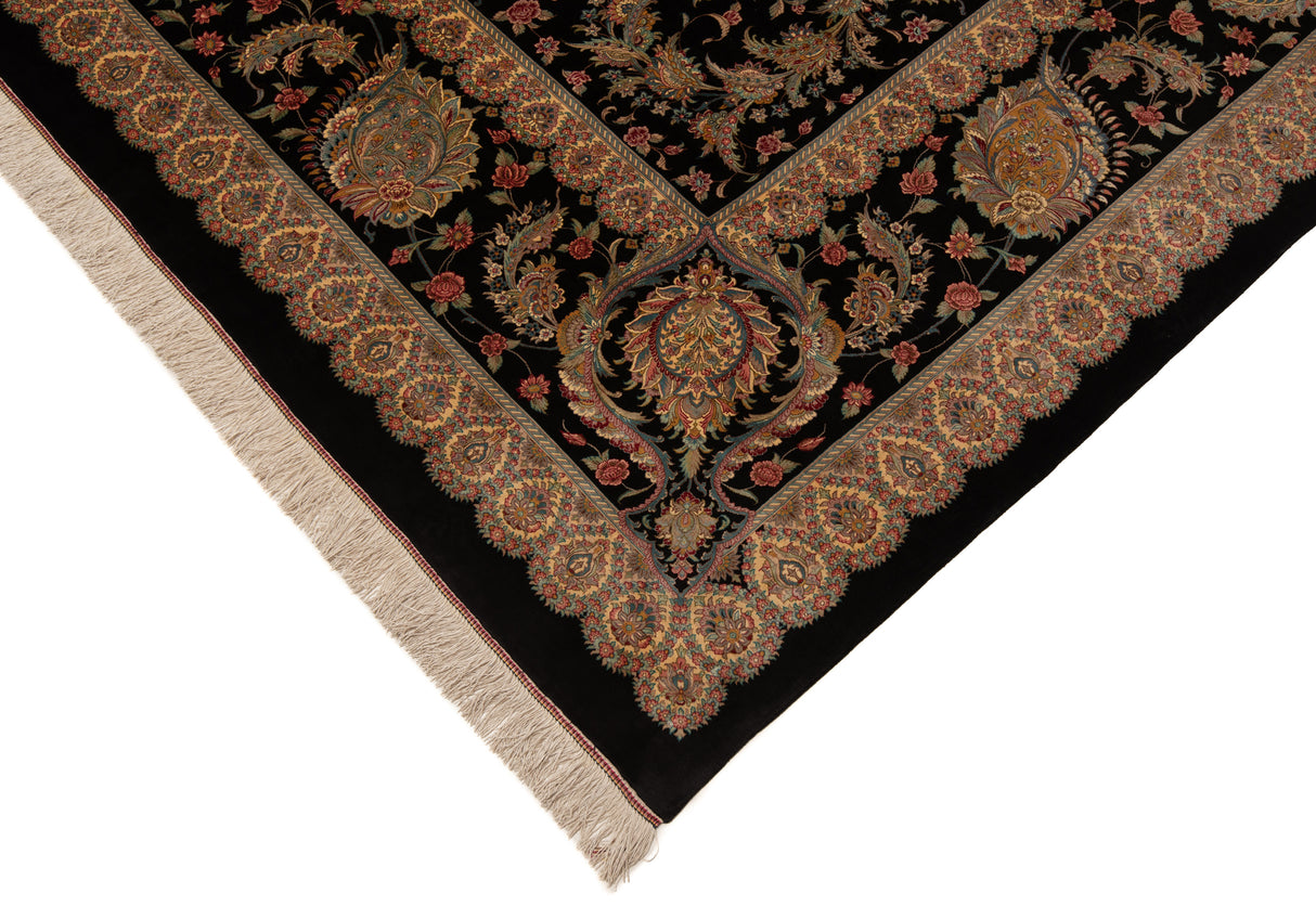 Alfombra persa Qom Silk Bigham | 418 x 298 cm