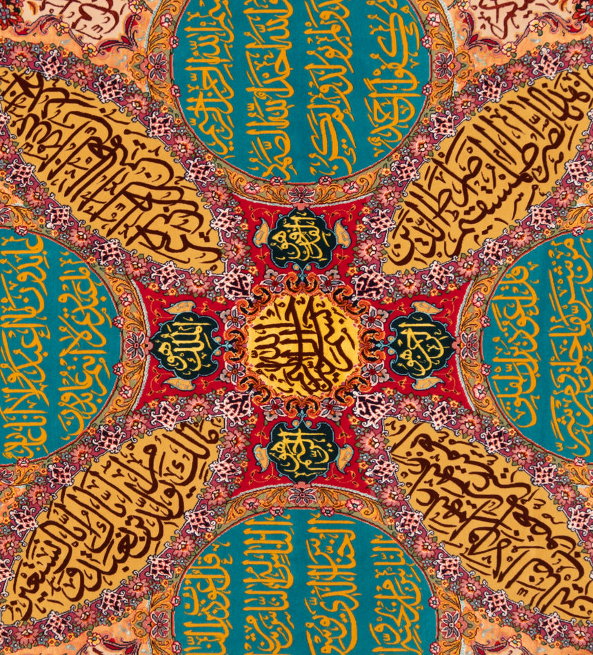 Alfombra persa de Isfahán | 178 x 225 cm