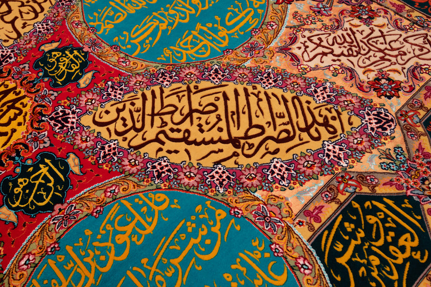 Alfombra persa de Isfahán | 178 x 225 cm