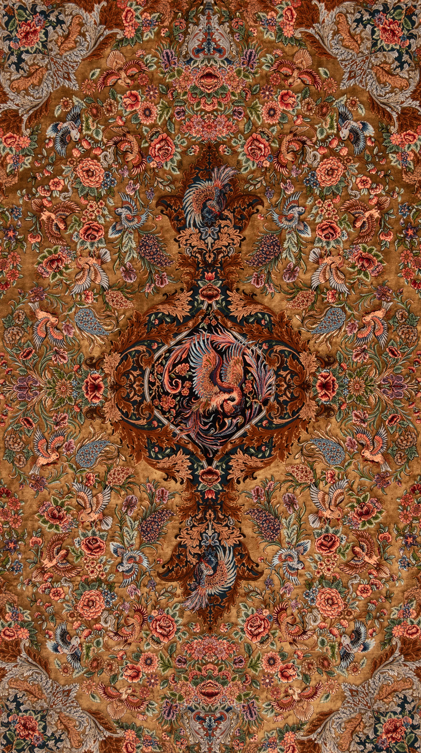 Alfombra persa Isfahan Mirzaie | 321 x 219 cm