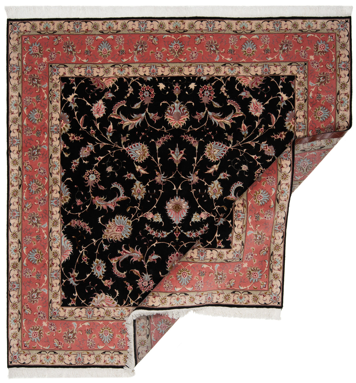 Alfombra persa Tabriz 50Raj | 201 x 198 cm