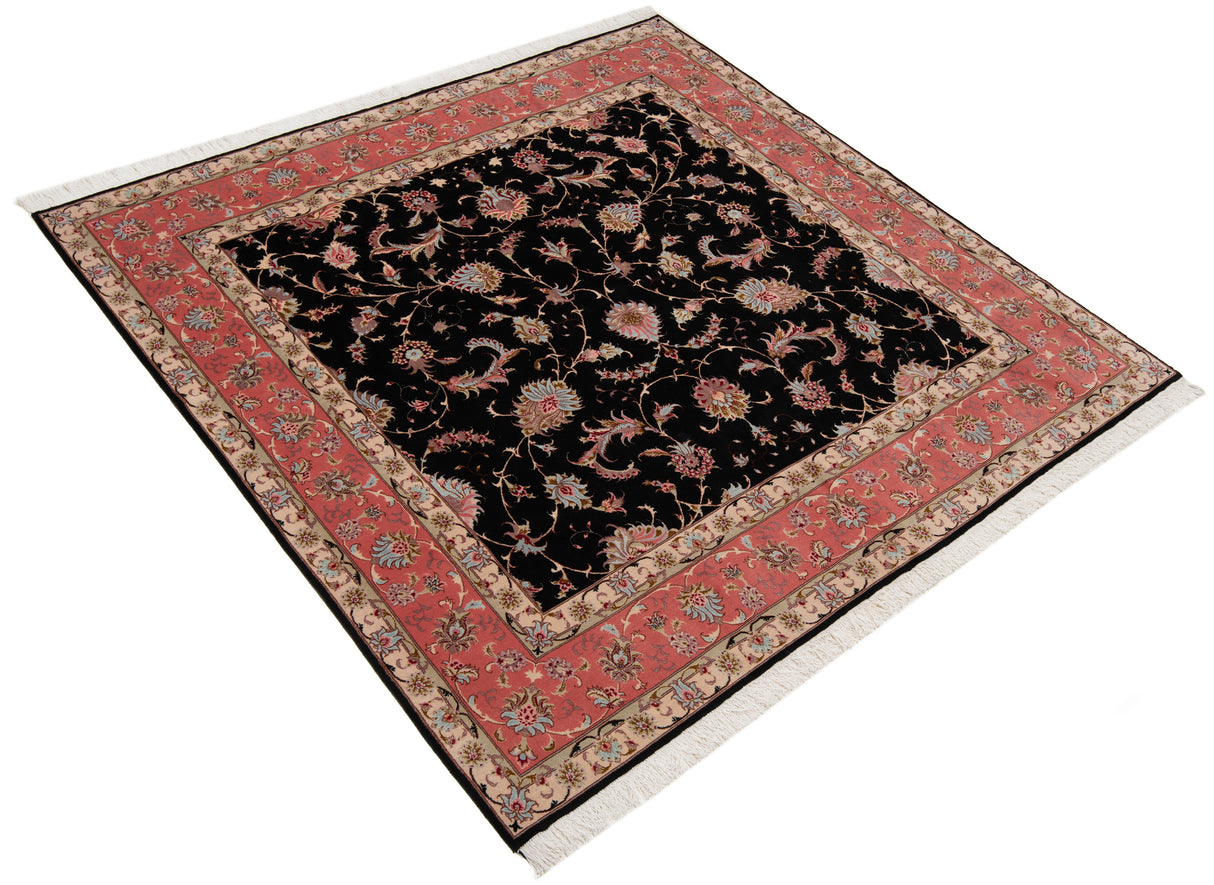 Alfombra persiana Tabriz 50Raj | 201 x 198 cm