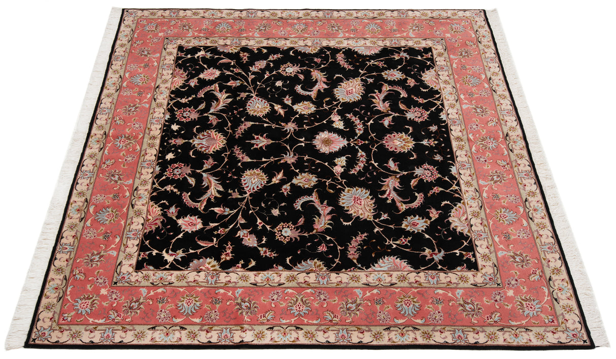 Alfombra persiana Tabriz 50Raj | 201 x 198 cm