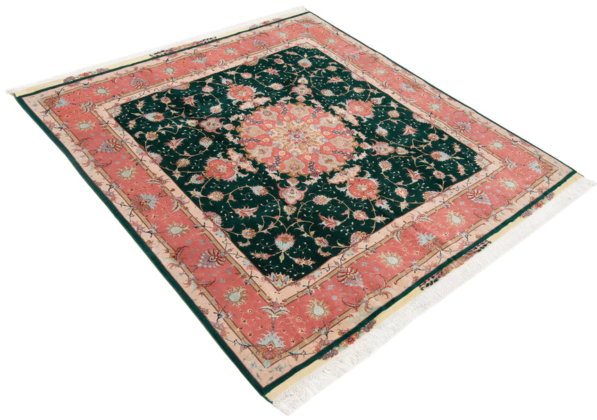 Alfombra persa Tabriz 50Raj | 209 x 199 cm