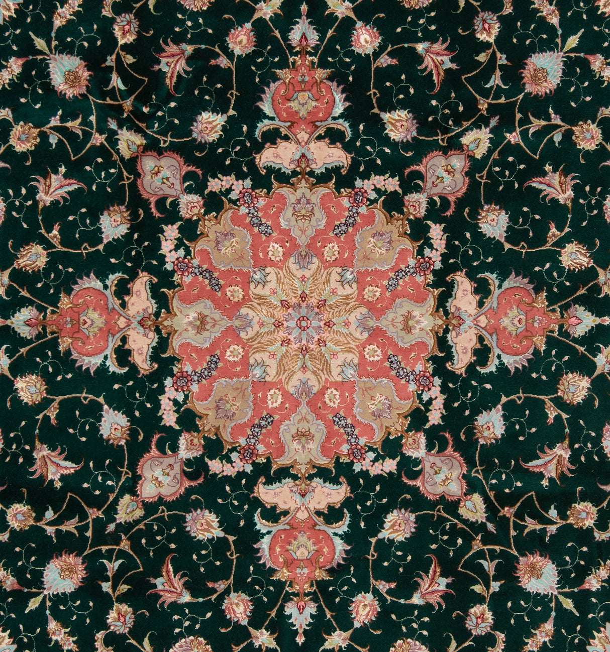 Alfombra persa Tabriz 50Raj | 209 x 199 cm