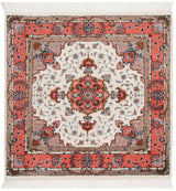 Alfombra persa Tabriz 50Raj | 100 x 102 cm