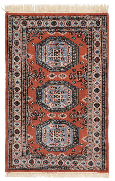 Buchara Pakistan Carpet | 123 x 79 cm
