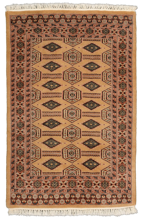 Buchara Pakistan Carpet | 117 x 76 cm