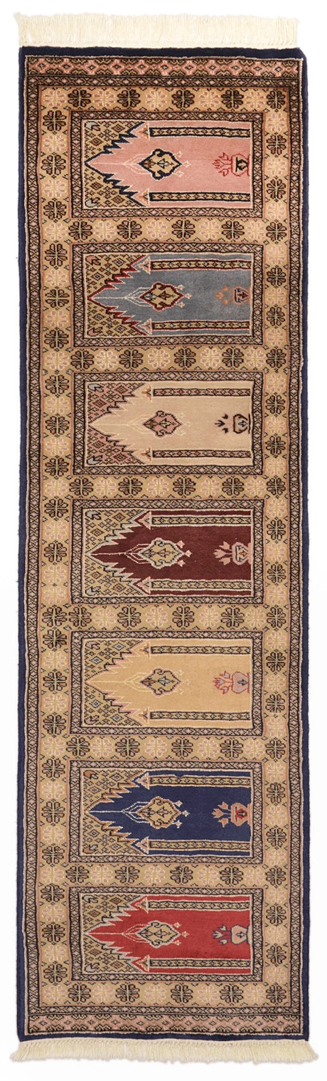 Buchara Pakistan Carpet | 205 x 58 cm